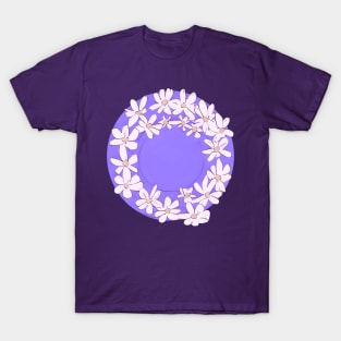 Mother's Day Daisy Chain Flower Wreath (MD23MOD003b) T-Shirt